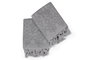 Mijölnir Baglamali Kilim - Juego de toallas de mano Gris (2 piezas)
